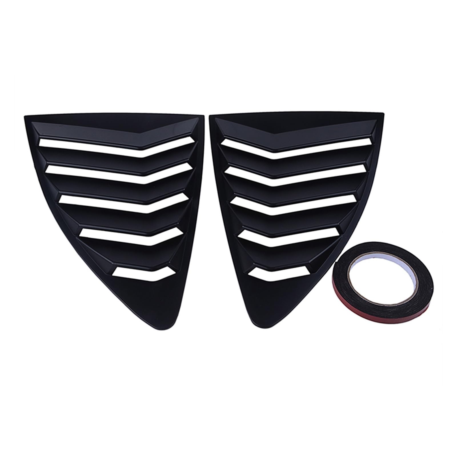 Spoiler-Panel für die hintere Seitenscheibe des Autos, Viertelfenster, Kompatibel Für Scion FRS und Subaru BRZ, Kompatibel Für Toyota 86 GT86 2013–2018, Autozubehör(Matte Black) von ZDTYKWPH