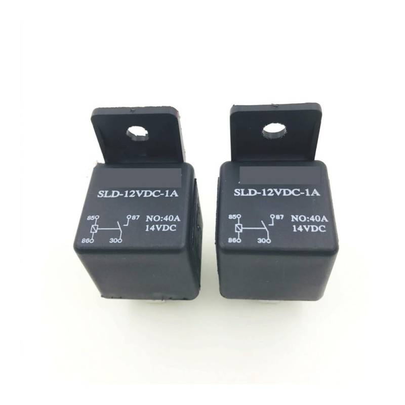 10 pcs DC12V 40A Black Relay 4 PIN Automotive Car Truck Boat Relays SLD-12VDC-1A Normally Open Relay ZDVHOMCB von ZDVHOMCB