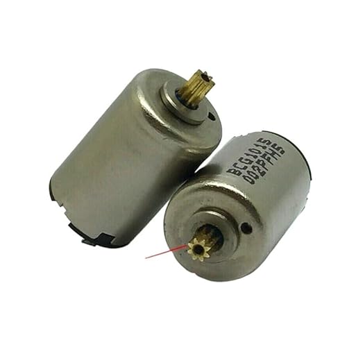 1PC 10mm*15mm 5-Pole Rotor Coreless electronic starter DC 3V-6V 61000RPM Ultrahigh High Speed with 8 Teeth Copper Gear DIY Toy Hobby Model ZDVHOMCB von ZDVHOMCB