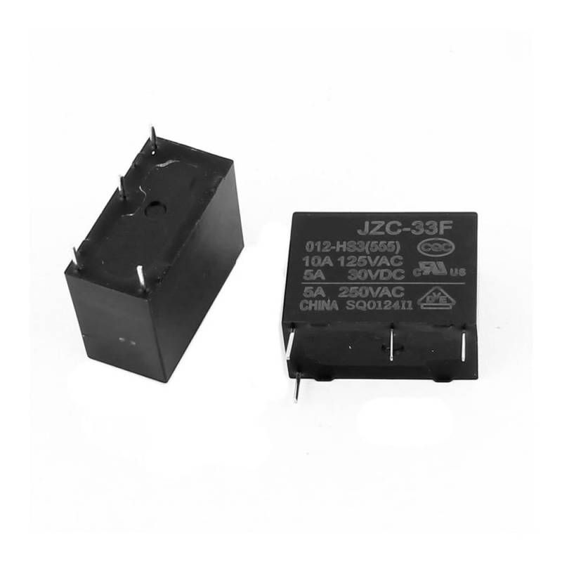 50PCS/lot Power relays HF33F JZC-33F-012-HS3 12V 5A 250VAC 4PIN relay ZDVHOMCB von ZDVHOMCB