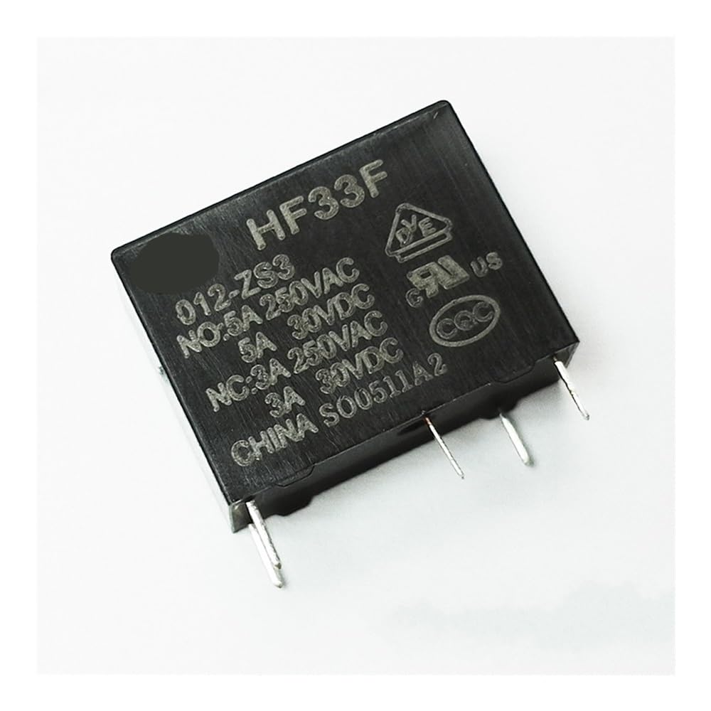50PCS/lot Power relays HF33F JZC-33F-012-ZS3 12V 5A 250VAC 5PIN relay ZDVHOMCB 50PCS/lot Power relays HF33F JZC-33F-012-ZS3 12V 5A 250VAC 5PIN relay ZDVHOMCB von ZDVHOMCB