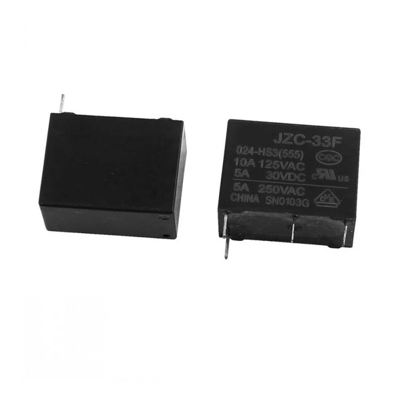 50PCS/lot Power relays HF33F JZC-33F-024-HS3 24V 5A 250VAC 4PIN relay ZDVHOMCB von ZDVHOMCB