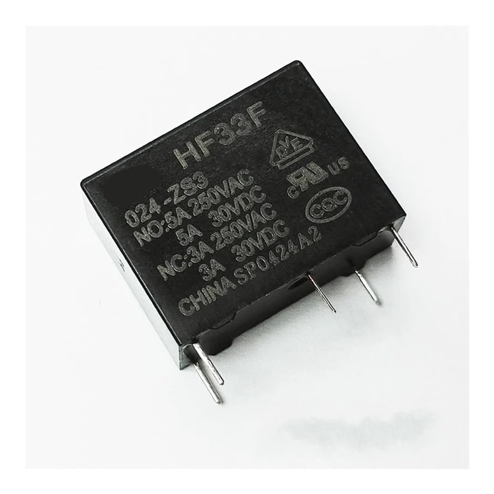 50PCS/lot Power relays HF33F JZC-33F-024-ZS3 24V 5A 250VAC 5PIN relay ZDVHOMCB 50PCS/lot Power relays HF33F JZC-33F-024-ZS3 24V 5A 250VAC 5PIN relay ZDVHOMCB von ZDVHOMCB