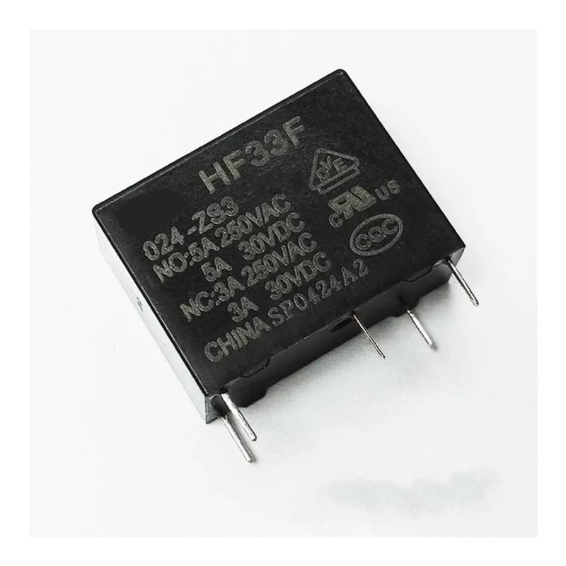 50PCS/lot Power relays HF33F JZC-33F-024-ZS3 24V 5A 250VAC 5PIN relay ZDVHOMCB von ZDVHOMCB
