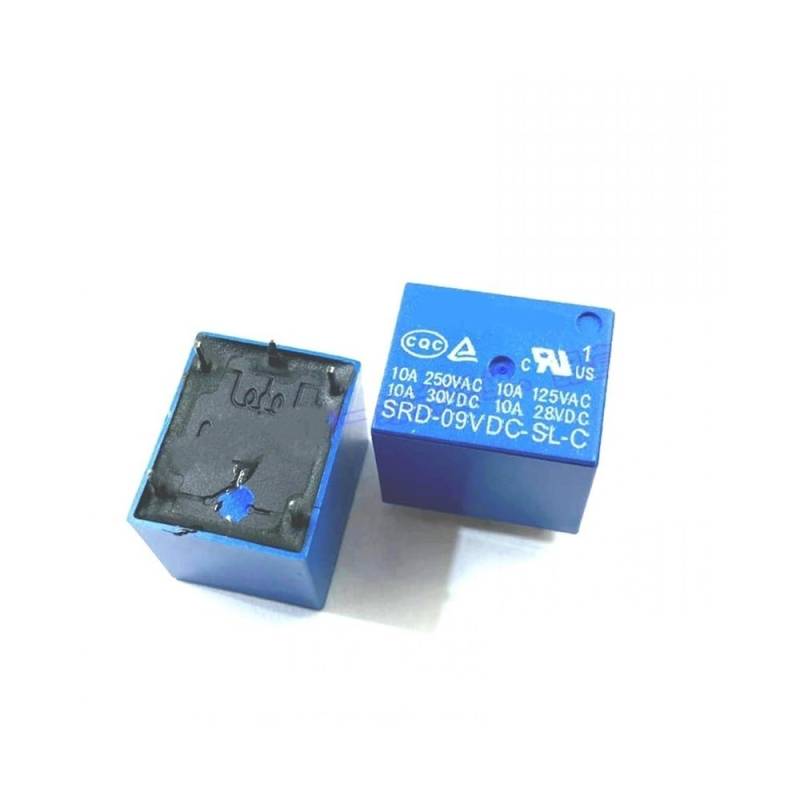 50PCS/lot power Relay SRD-09VDC-SL-C 9V 10A 250VAC 5PIN T73 and Relays ZDVHOMCB von ZDVHOMCB