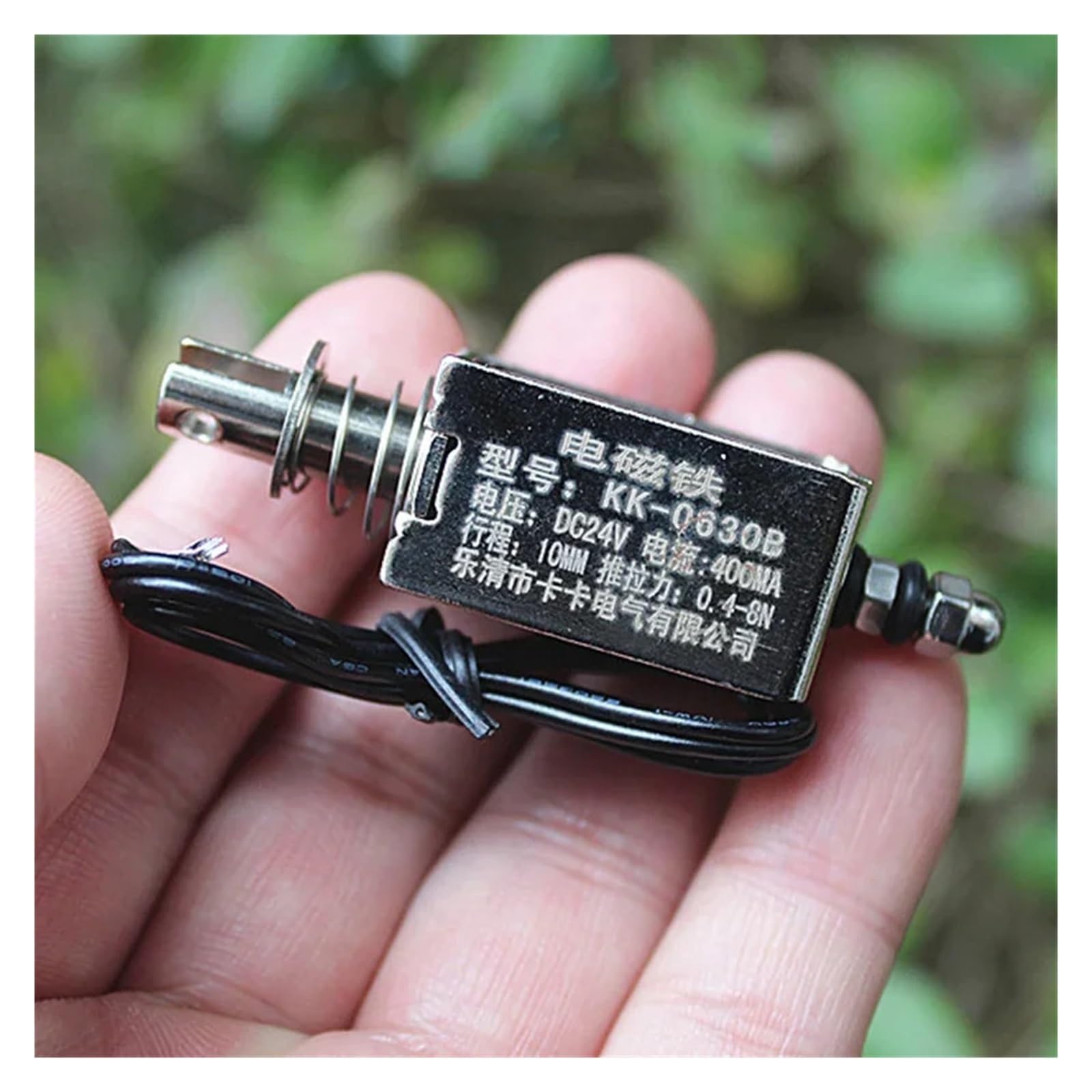 DC 24V Linear Push-Pull Impact Type Solenoid Electromagnet Open Frame Spring Magnet Plunger 10mm Stroke ZDVHOMCB DC 24V Linear Push-Pull Impact Type Solenoid Electromagnet Open Frame Spring Magnet Plunger 10mm Stroke ZDVHOMCB von ZDVHOMCB