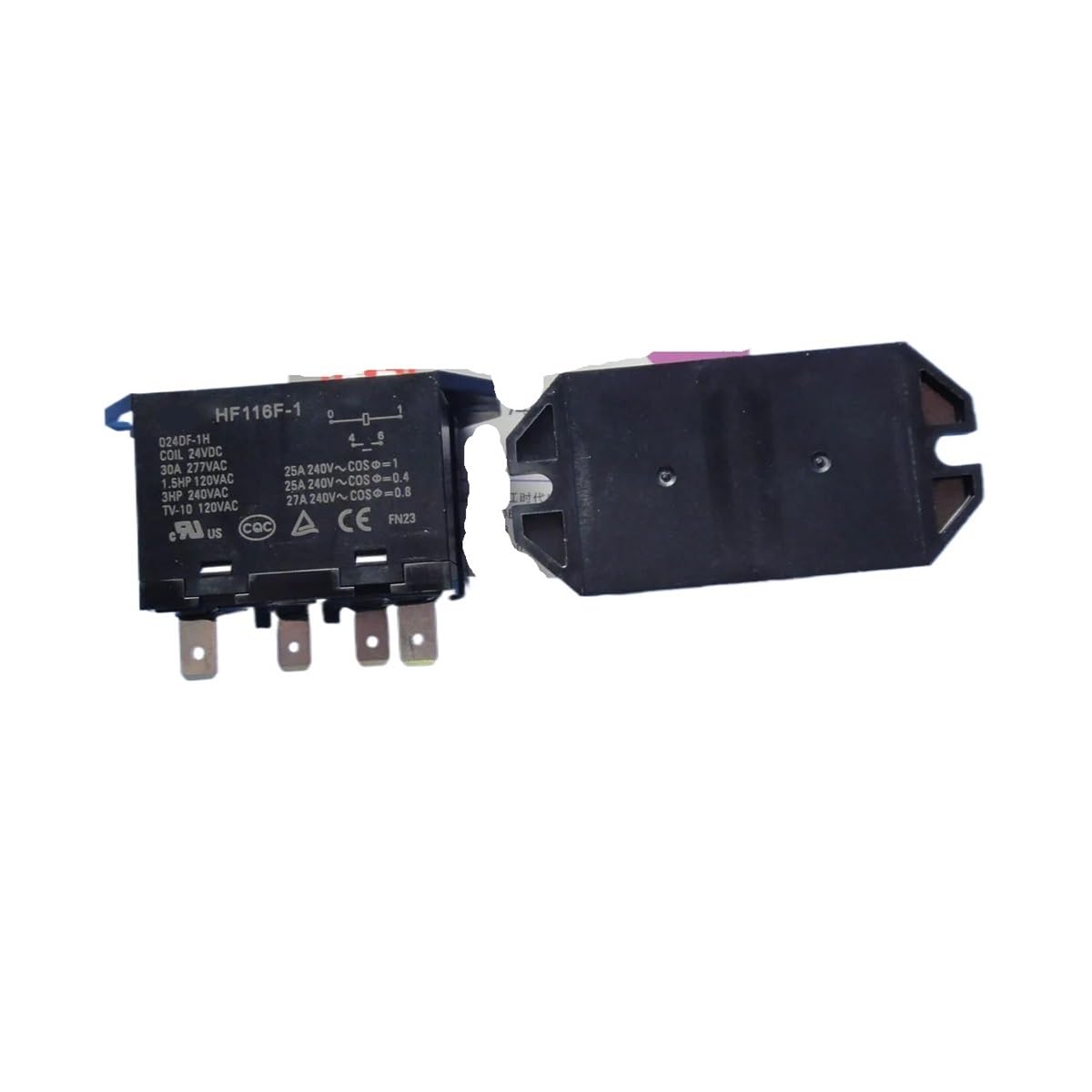 Relay HF116F-1-024DF-1H 30A277VAC 4-pin group normally open Power relay ZDVHOMCB Relay HF116F-1-024DF-1H 30A277VAC 4-pin group normally open Power relay ZDVHOMCB von ZDVHOMCB