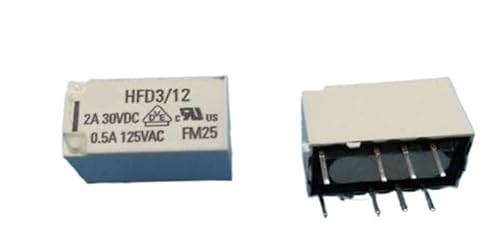 Relay HFD3/12-S HFD3/12 HFD312S HFD3-12-S 12VDC DC12V 12V 2A 125VAC 8PIN ZDVHOMCB von ZDVHOMCB