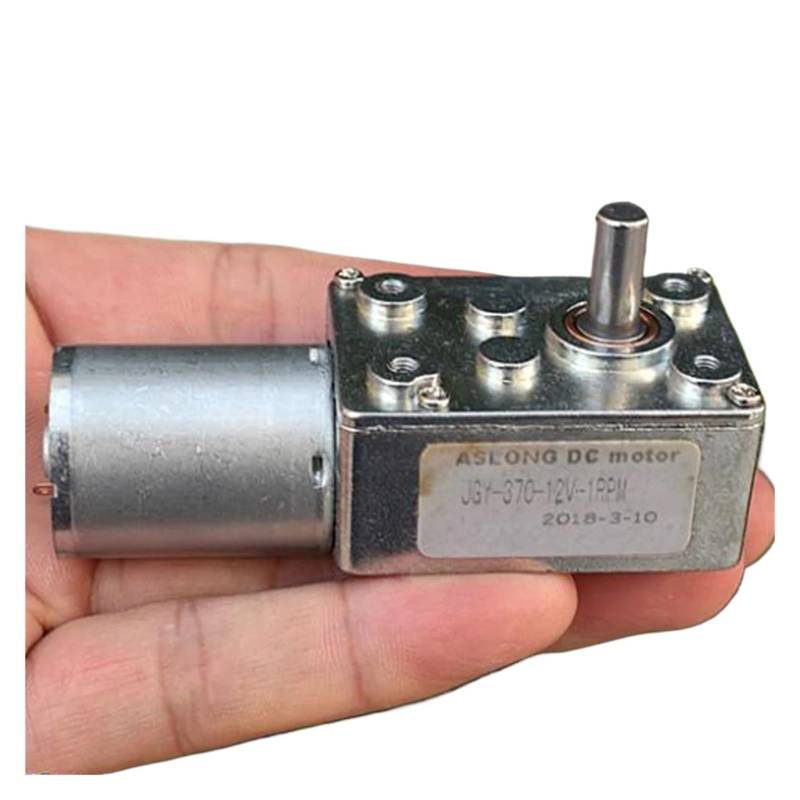 Small 370 Turbo Worm Gear Reduction electronic starter DC 12V-24V 2RPM Slow Speed Large Torque L-Shape Gearmotor ZDVHOMCB von ZDVHOMCB