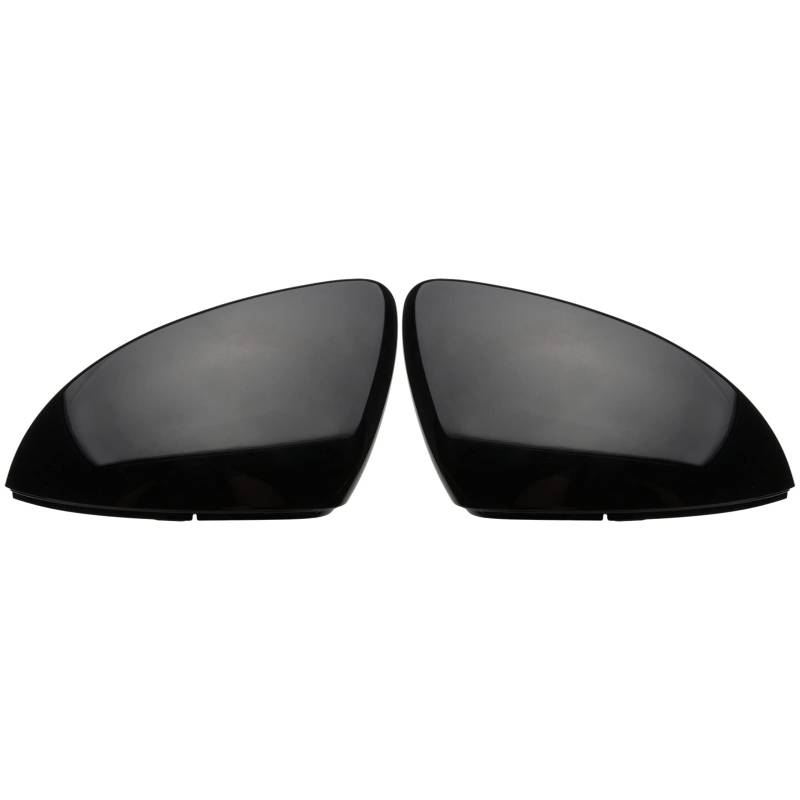 ZEALfix 1 Paar Außenspiegel-Abdeckkappen für Golf 7 Mk7 7.5 Gtd 2013–2017, glänzend schwarz von ZEALfix