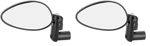 ZEFAL Cyclop Fahrradspiegel für Lenker - Lenkerrückspiegel Stadtfahrrad - Fahrrad Spiegel Links oder Rechts Klappbar Unzerbrechlich Schwenkbar Umkehrbar, schwarz (Packung mit 2) von ZEFAL