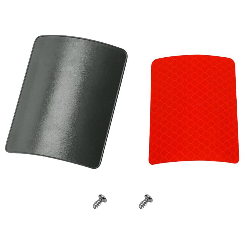 Nummernschildhalter und reflektierendes Klebeband Elektroroller Kennzeichen mit Schrauben Scooter Fender Elektroroller ZubehöR Kennzeichenhalter e Scooter Kompatibel mit M365 Pro2 (Rot) von ZEKANXX