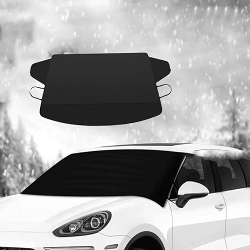 wasserdichte staubdichte Sonnen Winter Auto windschutzscheibenabdeckung, für Peugeot Traveller 2016-2023,B von ZEKOLO