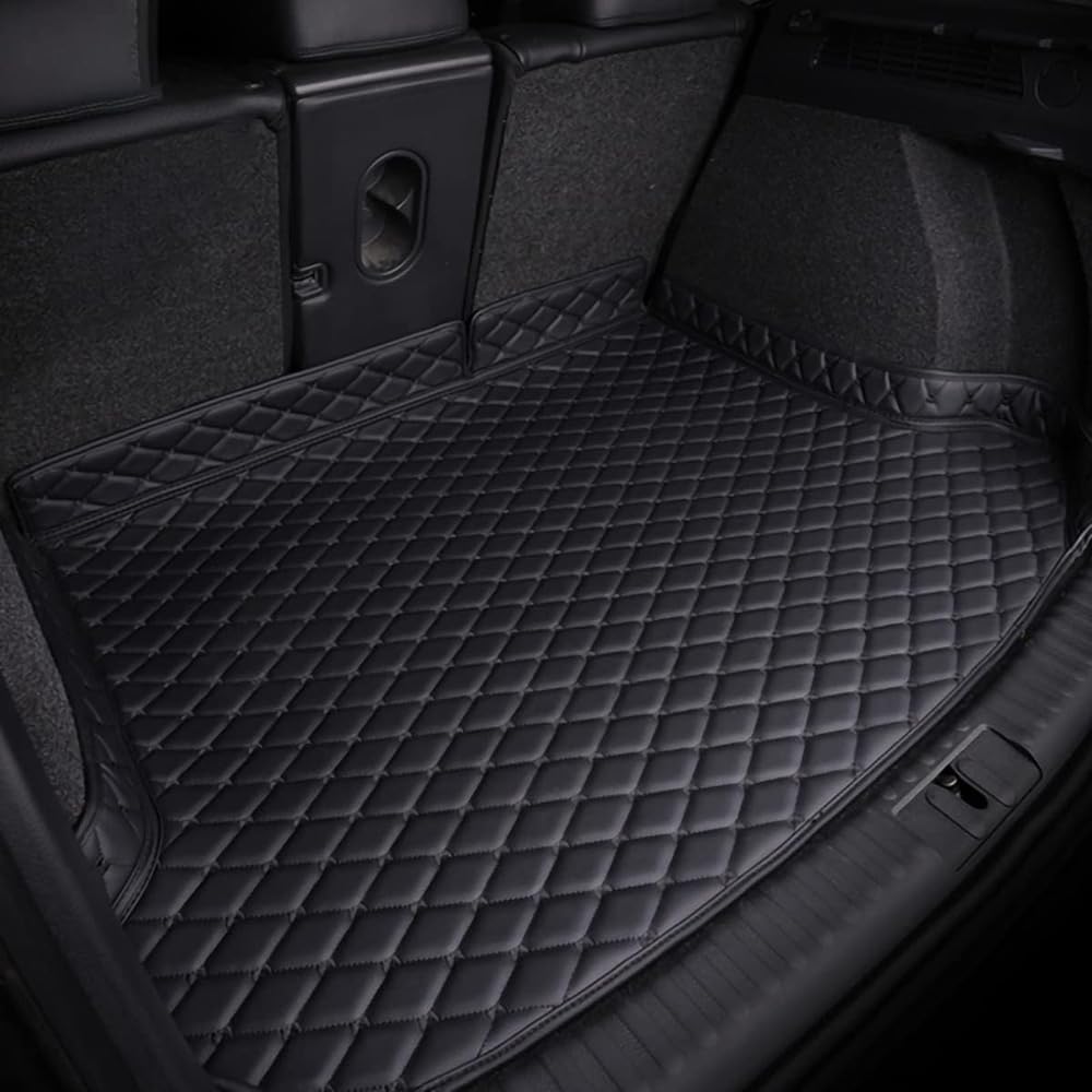 Auto Leder Kofferraummatten, Für Jeep Wrangler JL 4XE 2021-2023 Langlebiges Wasserdicht Kratzfest Kofferraummatten Schutzmatte,B von ZELLYA