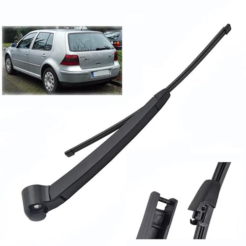 ZELLYA Wischerarm Hinten Scheibenwischer Wischer Set, für Golf 4 IV 1997-2002 Scheibenwischerarm Blatt Austausch Kunststoff Schwarz ZELLYA Wischerarm Hinten Scheibenwischer Wischer Set, für Golf 4 IV 1997-2002 Scheibenwischerarm Blatt Austausch Kunststoff Schwarz von ZELLYA