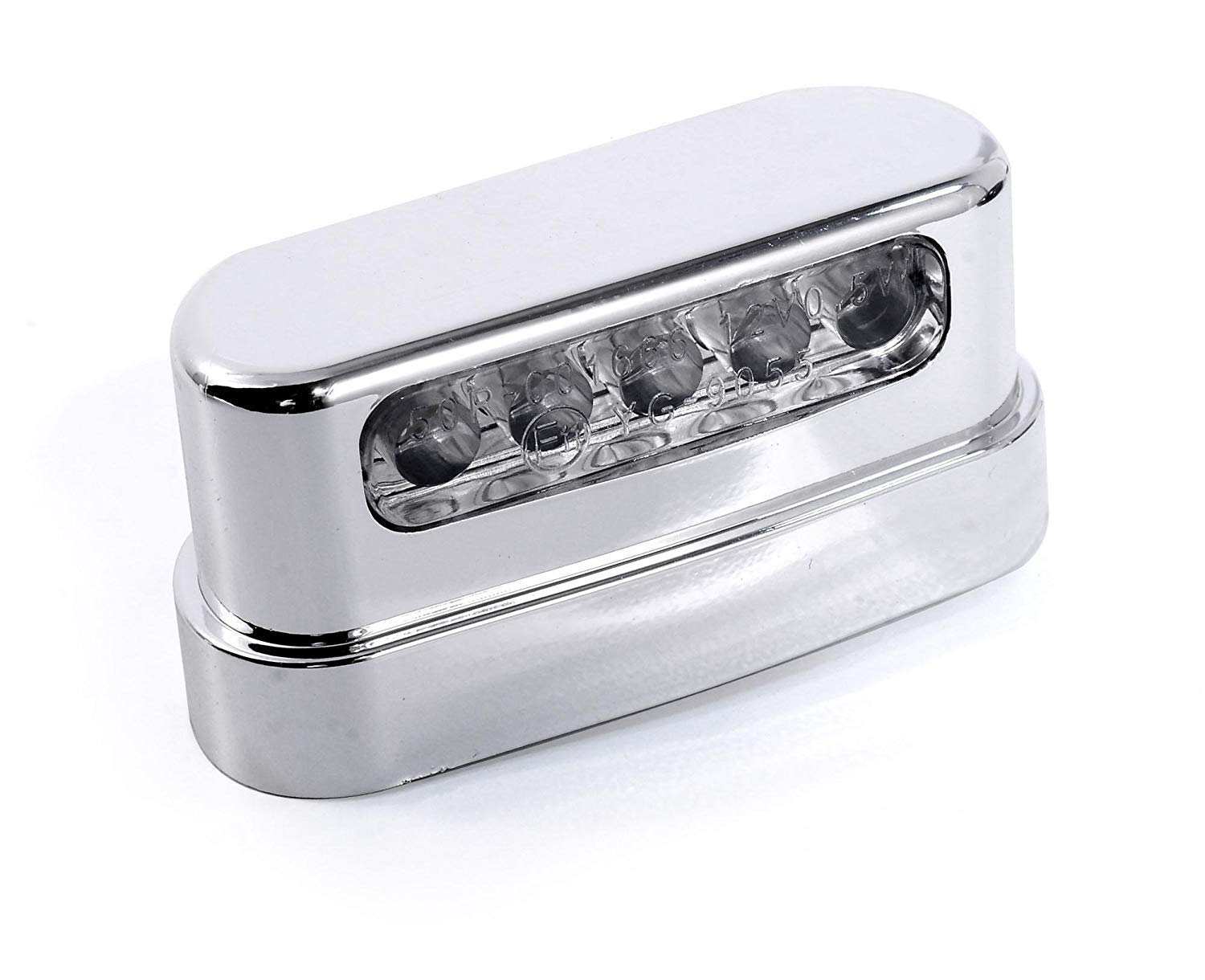 Motorrad Universal 12V LED TÜV ECE zugelassen Kennzeichenbeleuchtung LED ABS Quader Chrom Motorrad Universal 12V LED TÜV ECE zugelassen Kennzeichenbeleuchtung LED ABS Quader Chrom von ZEMEX