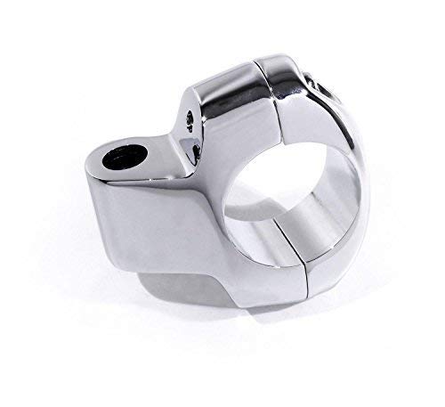 Motorrad Universal Harley Chopper Spiegelhalterung f. 1 Zoll Lenker chrom Motorrad Universal Harley Chopper Spiegelhalterung f. 1 Zoll Lenker chrom von ZEMEX