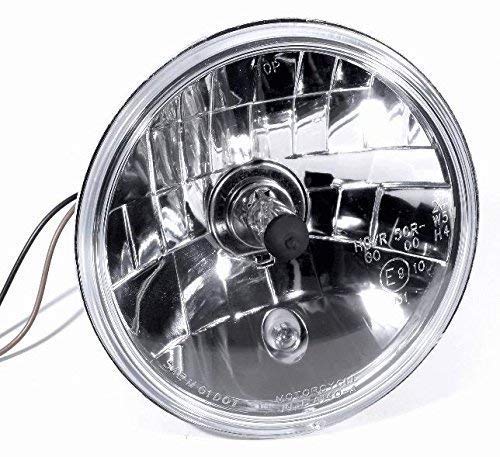 Motorrad Universal 12V 5 3/4 Zoll Scheinwerfereinsatz klares Glas Scheinwerfer Ersatz Einsatz Motorrad Universal 12V 5 3/4 Zoll Scheinwerfereinsatz klares Glas Scheinwerfer Ersatz Einsatz von ZEMEX