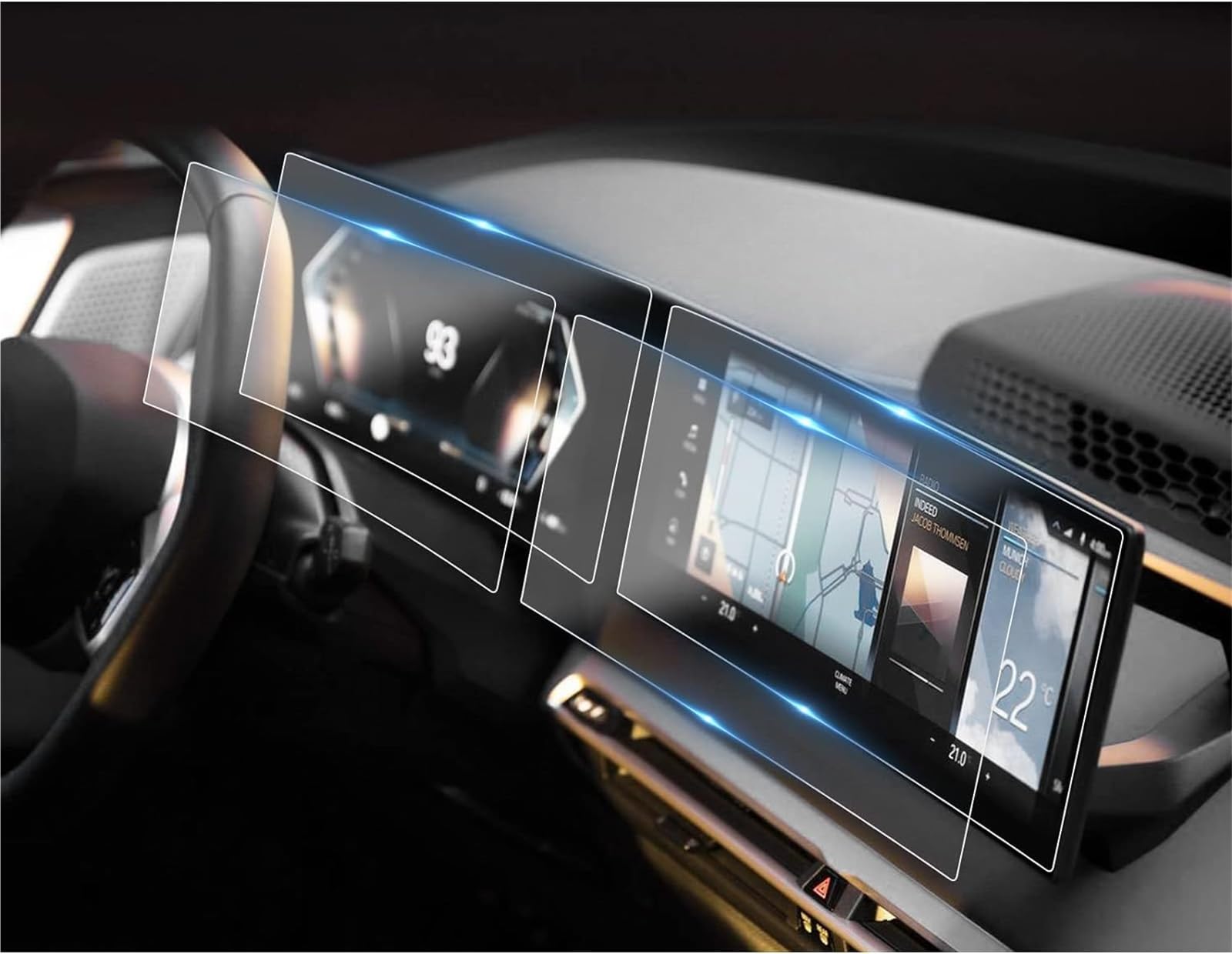 ZEMNLO 2024, for, X5 iX i4 i7 14,9 Zoll Touchscreen-Navigationsschutz und Armaturenbrett-Hartglasfolie Auto-Displayschutz ZEMNLO 2024, for, X5 iX i4 i7 14,9 Zoll Touchscreen-Navigationsschutz und Armaturenbrett-Hartglasfolie Auto-Displayschutz von ZEMNLO