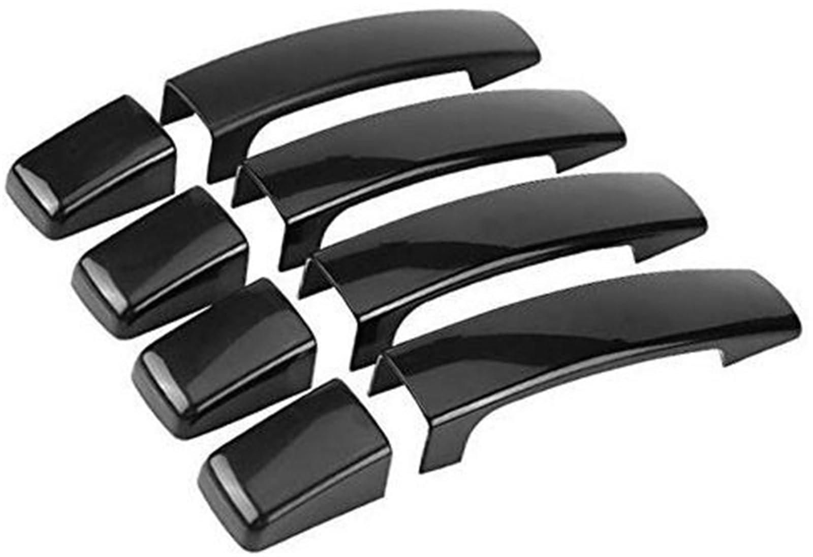 ZEMNLO 4-teiliges Auto-Außentürgriff-Abdeckung, glänzend Schwarze Türgriff-Kabinenverkleidung ZEMNLO 4-teiliges Auto-Außentürgriff-Abdeckung, glänzend Schwarze Türgriff-Kabinenverkleidung von ZEMNLO