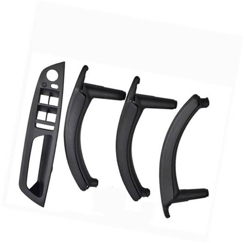 ZEMNLO 4PCS Set LHD RHD Carbon Fiber Texture Auto Links Rechts Innen Innen Tür Pull Griff Trim Abdeckung, for, E70 E71 X5 X6 Türgriffverkleidung im Auto(RHD-Black-Standard) von ZEMNLO