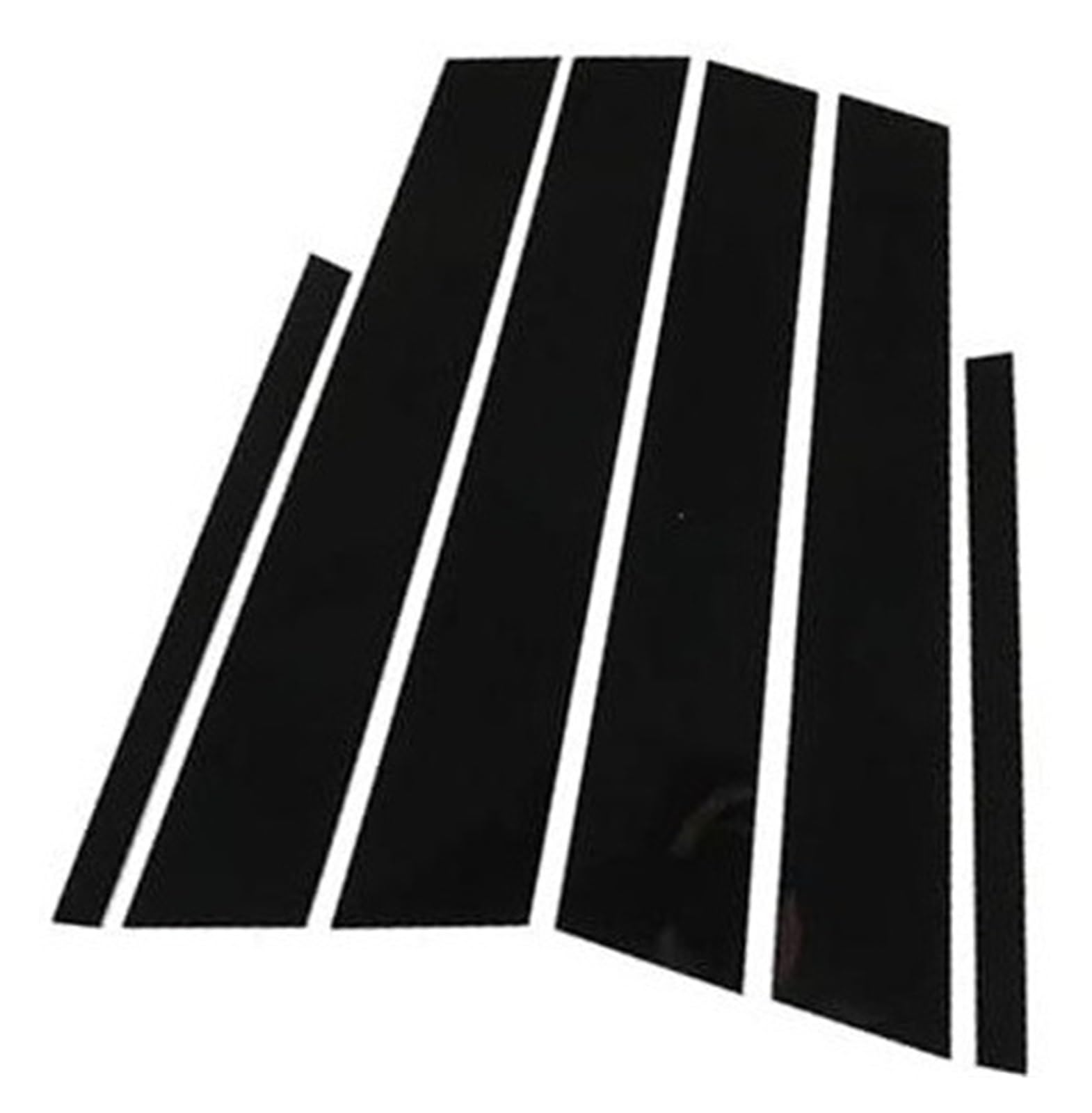 ZEMNLO 6-teilige Autotür-/Fenstersäulenverkleidung, for, Q7 2016-2022, A-Schwarz Autotür-Fenstersäulenverkleidung(Black A-Black) von ZEMNLO