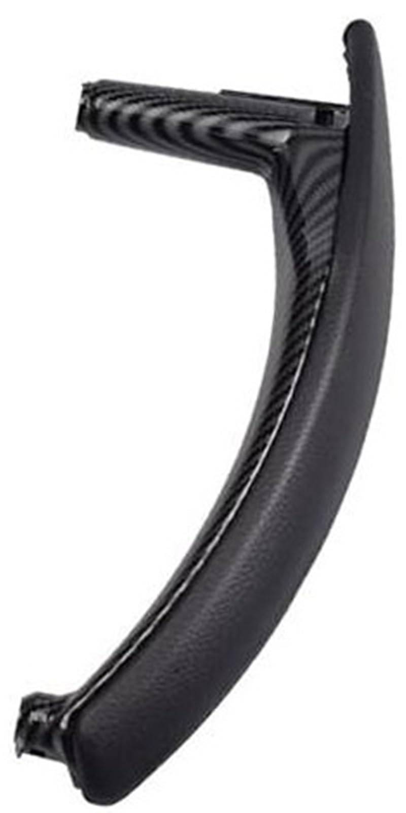ZEMNLO Armlehne Auto Links vorne Fahrersitz LHD Innentürgriff Innenverkleidung Zugverkleidung, for, E70 E71 X5 X6 2007–2014 Türgriffverkleidung im Auto(Black CF-Left) von ZEMNLO