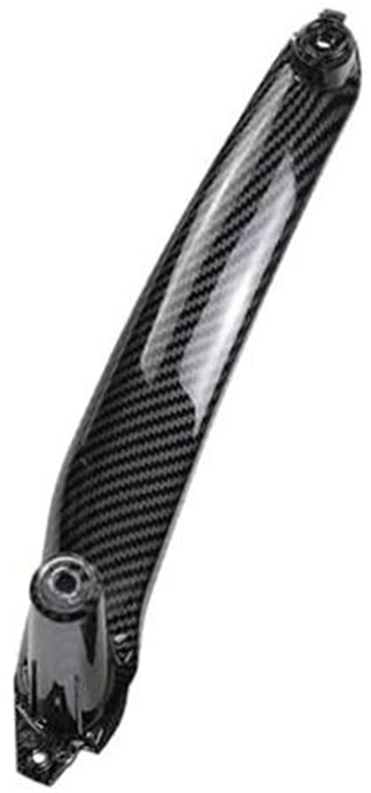 ZEMNLO Armlehne aus Kohlefaser, for, E70 E71 E72 X5 X6 2007–2014, Auto-Innentürgriff, Innenverkleidung, Zugverkleidung Türgriffverkleidung im Auto(Black Left Side) von ZEMNLO