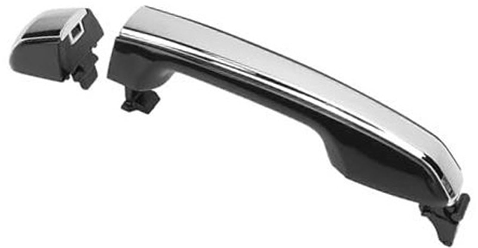 ZEMNLO Außentürgriff fürs Auto, sportliche Optik, glatterer Griff, hohe Festigkeit, for GX460 20102021, verleiht Eleganz, einfache Installation, Lange Lebensdauer(Black Front Left 82220 2S000) von ZEMNLO