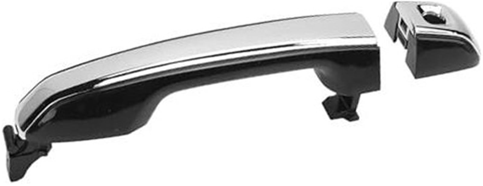 ZEMNLO Außentürgriff fürs Auto, sportliche Optik, glatterer Griff, hohe Festigkeit, for GX460 20102021, verleiht Eleganz, einfache Installation, Lange Lebensdauer(Black Front Right 82210 2S000) von ZEMNLO