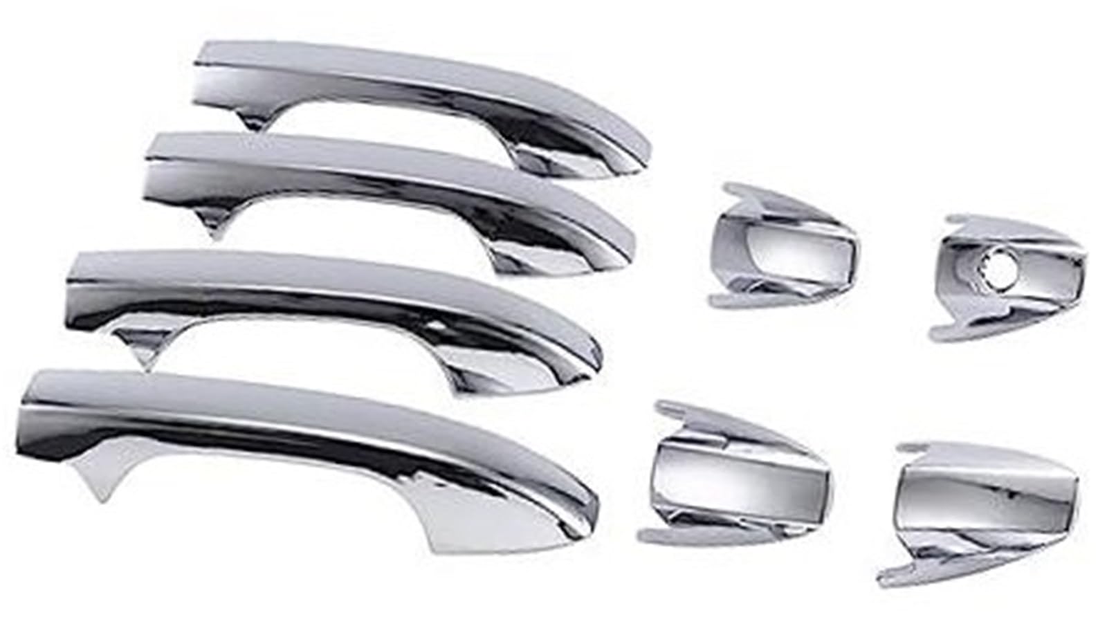 ZEMNLO Auto-Außentürgriff, for CRV 2007 2008 2009 2010 2011, 8-teilige Silberne Abdeckungsverkleidung, Auffangkappenaufkleber, Außentürgriffabdeckung ZEMNLO Auto-Außentürgriff, for CRV 2007 2008 2009 2010 2011, 8-teilige Silberne Abdeckungsverkleidung, Auffangkappenaufkleber, Außentürgriffabdeckung von ZEMNLO