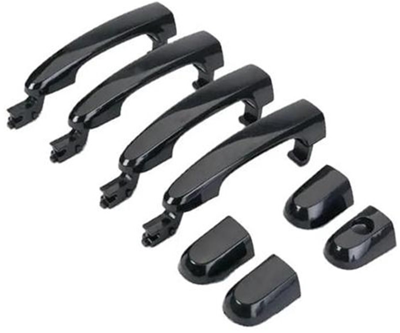ZEMNLO Auto-Außentürgriff, for Kia, for Sportage 2005 2006 2007 2008 2009 2010 Vorne Hinten Links Rechts Außentürgriff(Black Front Right) von ZEMNLO