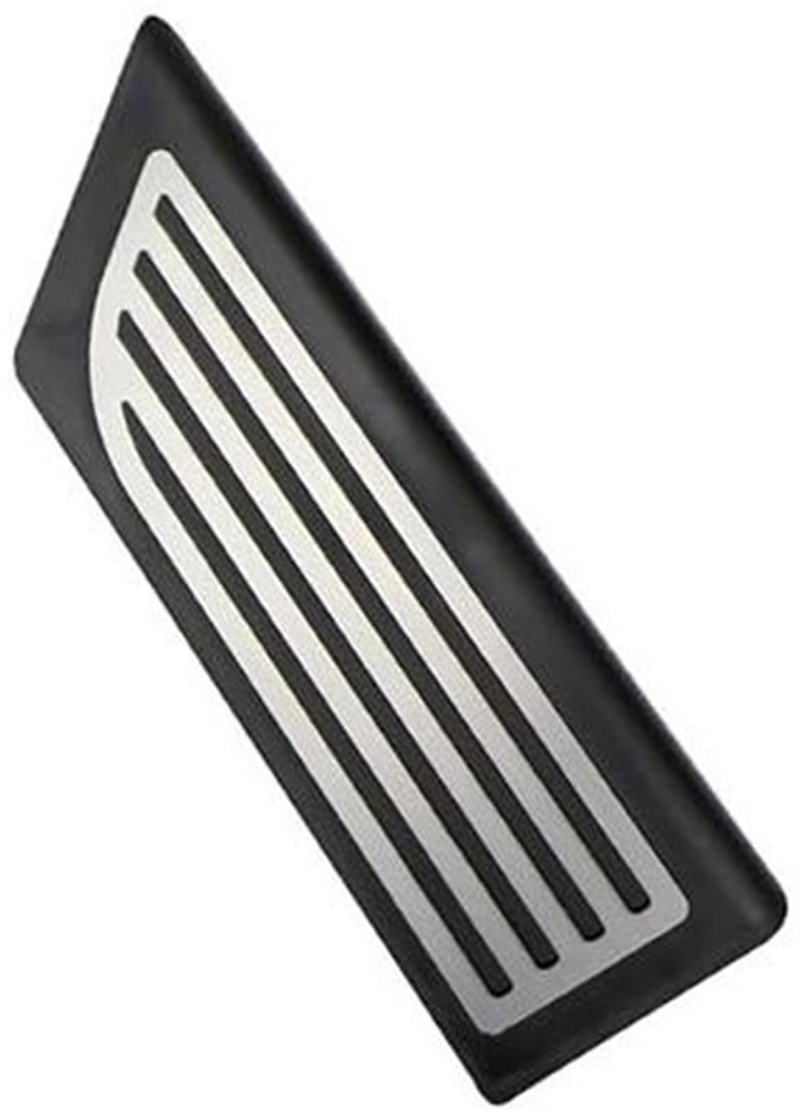 ZEMNLO Auto-Fußpedal, for Tesla, Modell 3 2017–2021, Gaspedal, Kraftstoff-Bremse, Pedalauflagen, Abdeckung aus Aluminium, rutschfest(Black 1Pc Upgrade Rest) von ZEMNLO