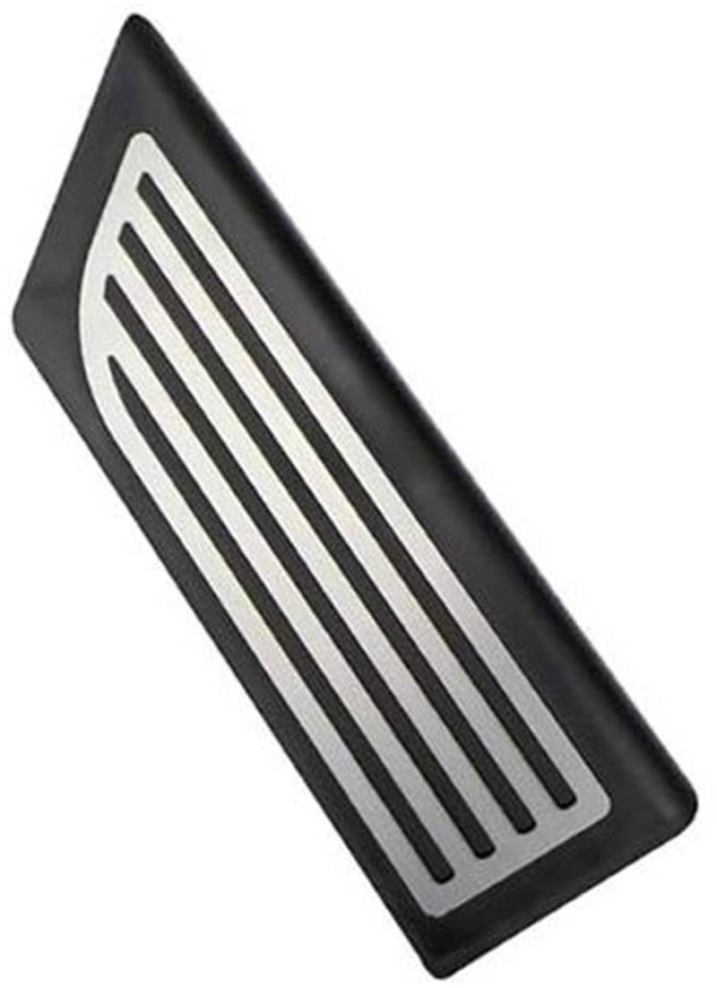 ZEMNLO Auto-Fußpedal, for Tesla, Modell 3 2017–2021, Gaspedal, Kraftstoff-Bremse, Pedalauflagen, Abdeckung aus Aluminium, rutschfest(Black 1Pc Upgrade Rest) von ZEMNLO