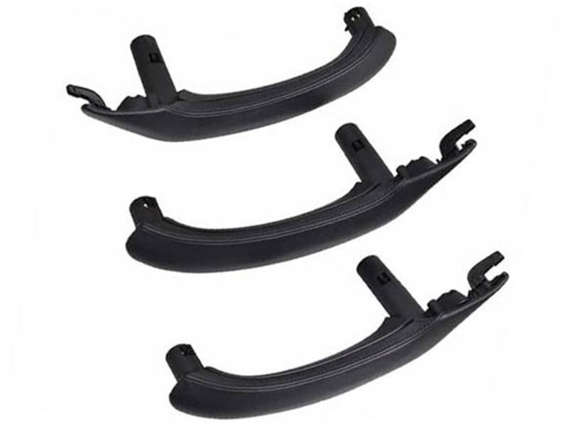 ZEMNLO Auto-Innengriff-Lederabdeckungsverkleidung, for, F25 F26 X3 Türgriffverkleidung im Auto(LHD Set Black) von ZEMNLO