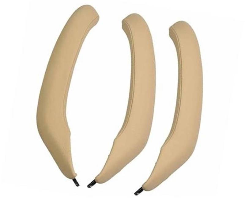 ZEMNLO Auto-Innengriff-Lederabdeckungsverkleidung, for, F25 F26 X3 Türgriffverkleidung im Auto(RHD Beige Set) von ZEMNLO