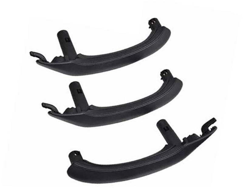 ZEMNLO Auto-Innengriff-Lederabdeckungsverkleidung, for, F25 F26 X3 Türgriffverkleidung im Auto(RHD Set Black) von ZEMNLO