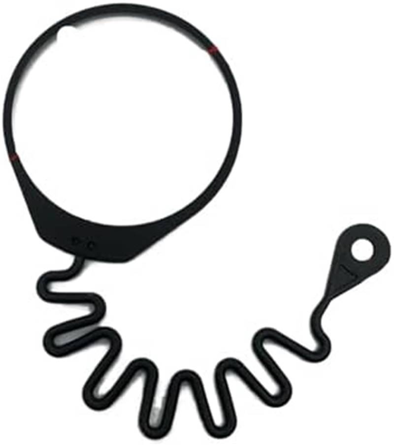 ZEMNLO Auto-Tankdeckel, Abdeckung, Leitung, Seil, Ring, Benzin-Öldeckel 31261589, for Volvo, for S40 S60 S60L S80 XC60 XC90 C30 C70 V40 V70(Black New) von ZEMNLO