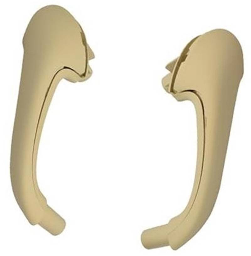 ZEMNLO Auto Vorne Links Rechts Innen Tür Pull Träger Abdeckungen Griffe Trim, for Mercedes-Benz, W203 C-Klasse 2038101551 2038101651 Türgriffverkleidung im Auto(Beige-Front) von ZEMNLO