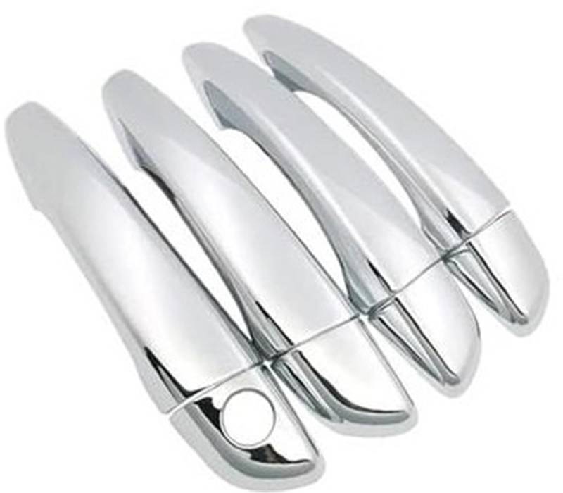 ZEMNLO Autoaußenseite vorne Links, for Opel, for Mokka 2021 2022 2023 Autochrom-Türgriff Luxuriöses Äußeres Auto-Styling Kratzfestes Zubehör(Black Metallic) von ZEMNLO