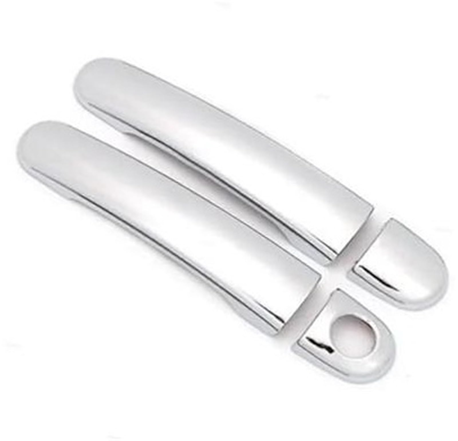 ZEMNLO Autoaußenseite vorne Links, for Seat, for Leon MK1, for Toledo 1999-2007, for Arosa 1997-2004, for Ibiza Cordoba Vario 2003-2007 Autoaußentürgriffabdeckung Zierleiste Zubehör(Silver 2) von ZEMNLO