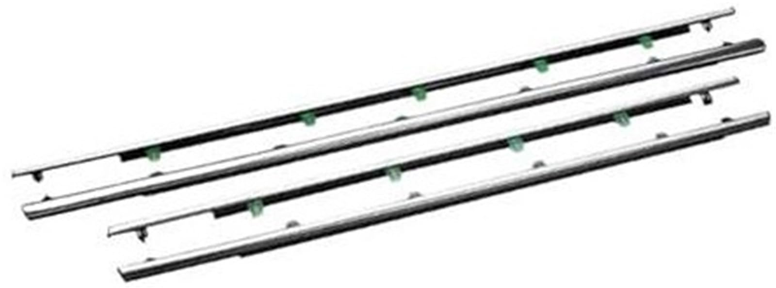 ZEMNLO Autotürkantenschutz, for CR-V MK3 2007-2011 Autotürfensterglas-Dichtungsstreifen Chrom-Dichtungsstreifen Wasserdichter Dichtungsstreifen Fensterdichtungsstreifen(Black Plating 4pcs) von ZEMNLO