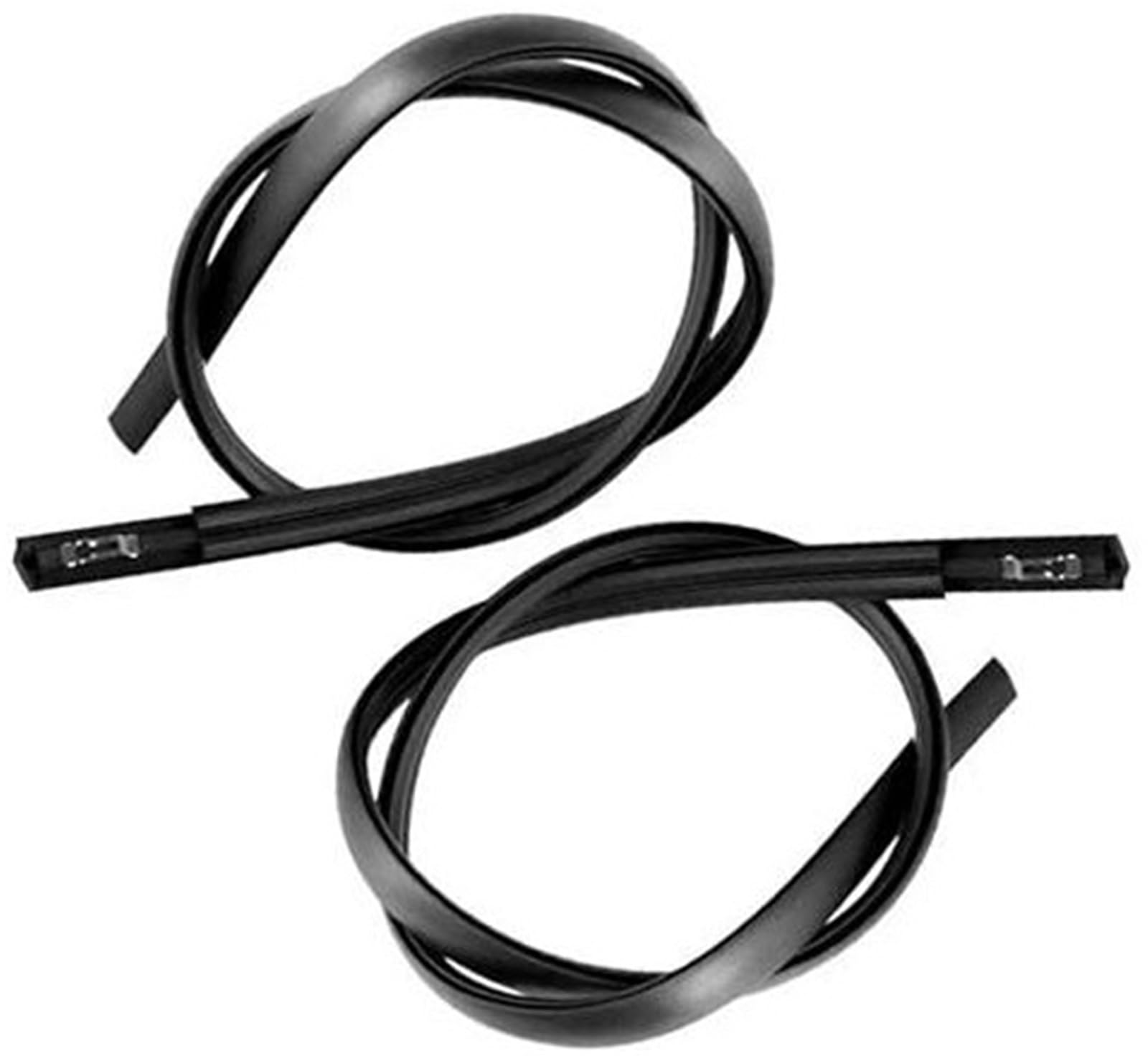 ZEMNLO Autotürkantenschutz, for Civic, Limousine 2012 2013 2014 2015 74316TR0A01 74306TR0A01 Autodachgummi-Tropfschutz Fensterdichtungsstreifen(Black Left and Right) von ZEMNLO
