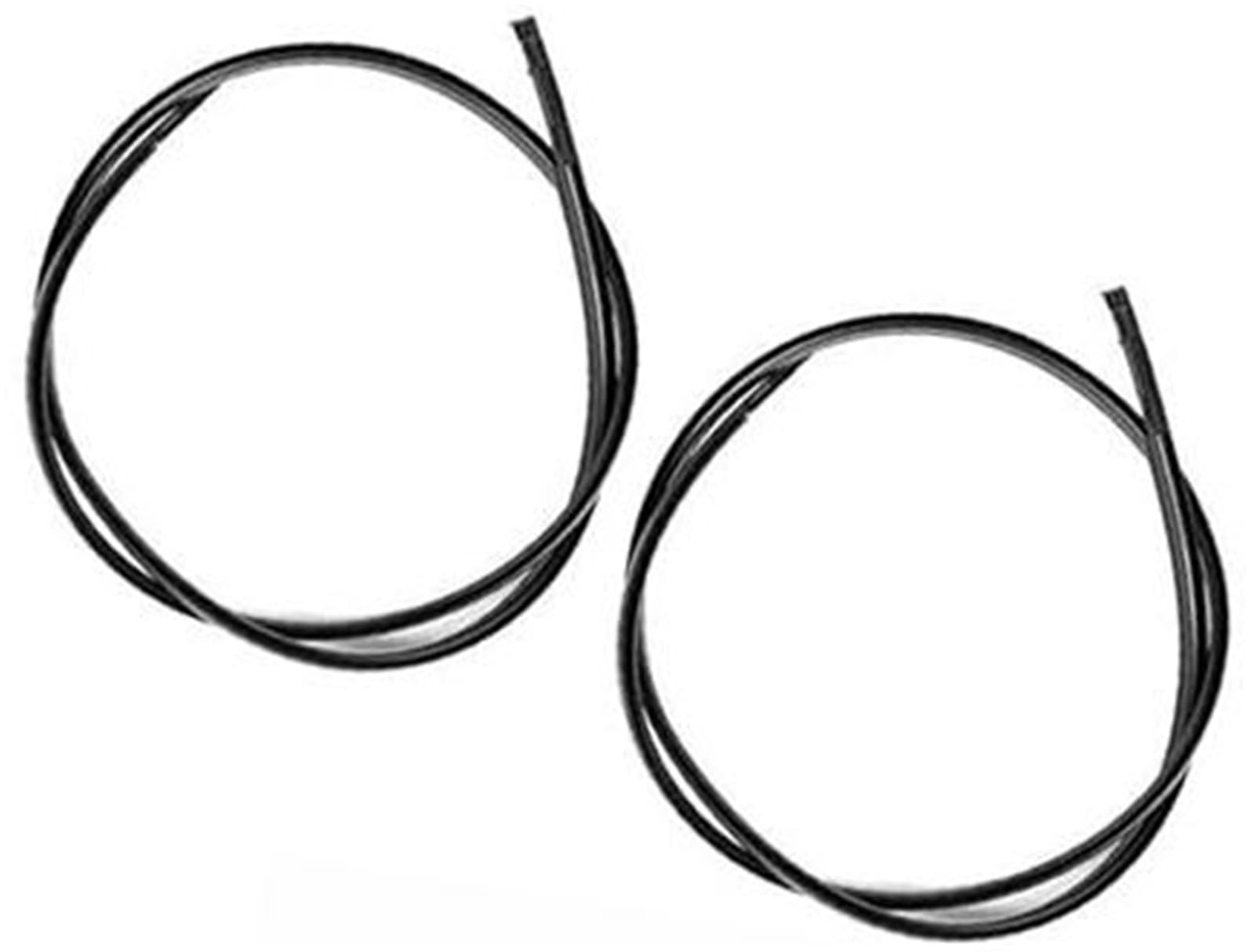 ZEMNLO Autotürkantenschutz, for Toyota, for Mark X X130 2010-2019 Autodachrinnengummistreifen Wasserdichter Dichtungsstreifen Fensterdichtungsstreifen(Black 2pcs) von ZEMNLO