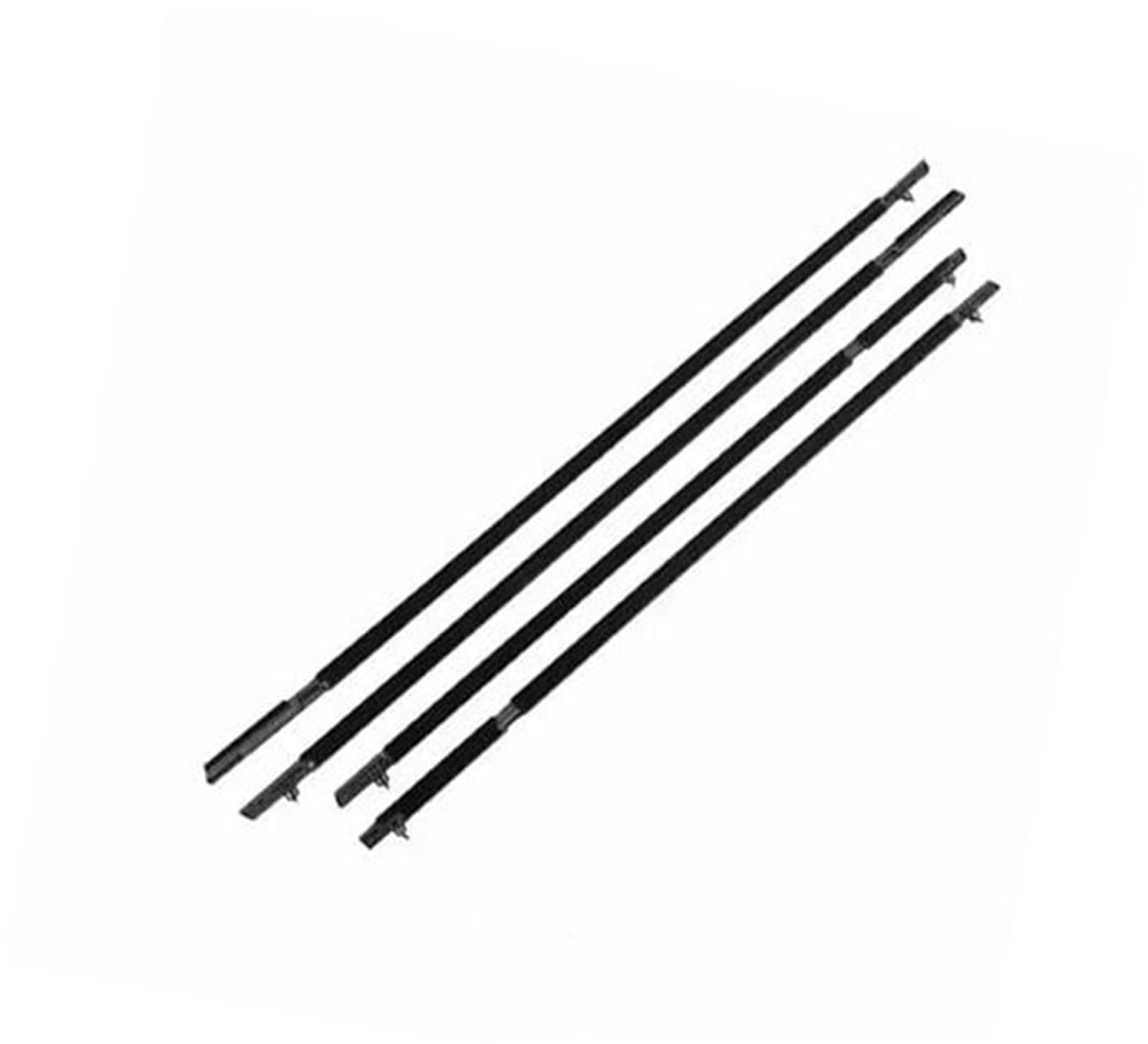 ZEMNLO Autotürkantenschutz, for Toyota, for Sienna XL30 2011 2012 2013 2014 2015 2016-2020 Autofensterleistentür Fensterdichtungsstreifen(Black 4pcs) von ZEMNLO