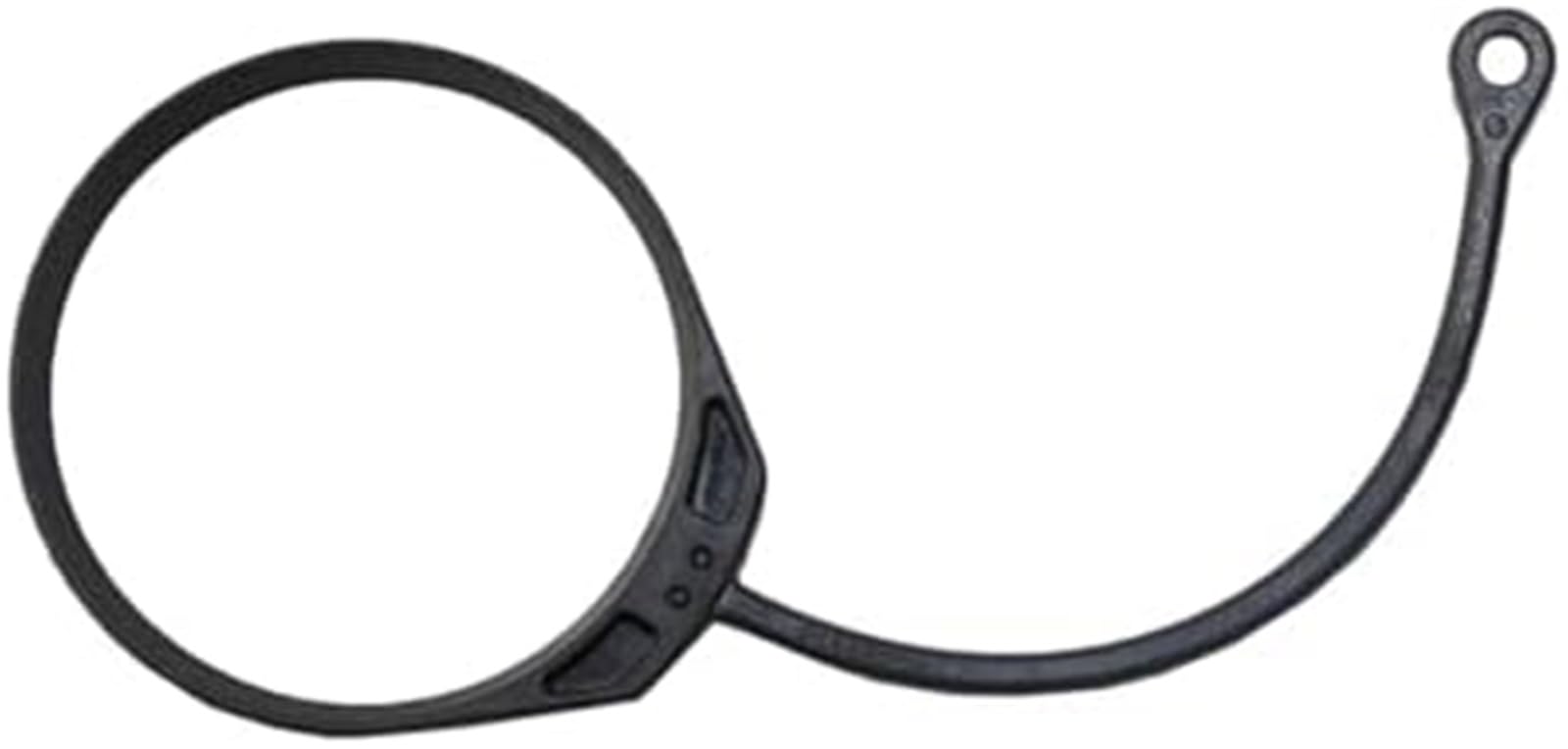 ZEMNLO Benzinöl Öl Tankdeckel Abdeckung Seil Leitung Draht, for Golf, for Jetta, for Passat, for Polo, A3 A4 A6, for Octavia, for Seat(Black Cable with Clip) von ZEMNLO