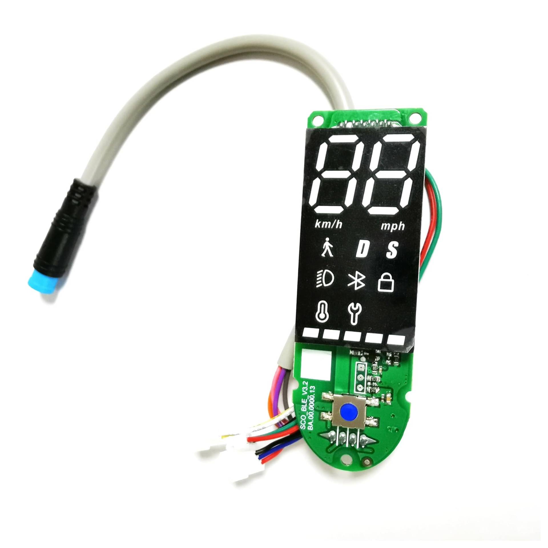 Pexorin Bluetooth-Dashboard, for Xiaomi, for M365 Pro 1S Pro 2 Elektroroller-Display-Zubehör Instrumententafel für Roller(Pro2 Dashboard) von Pexorin