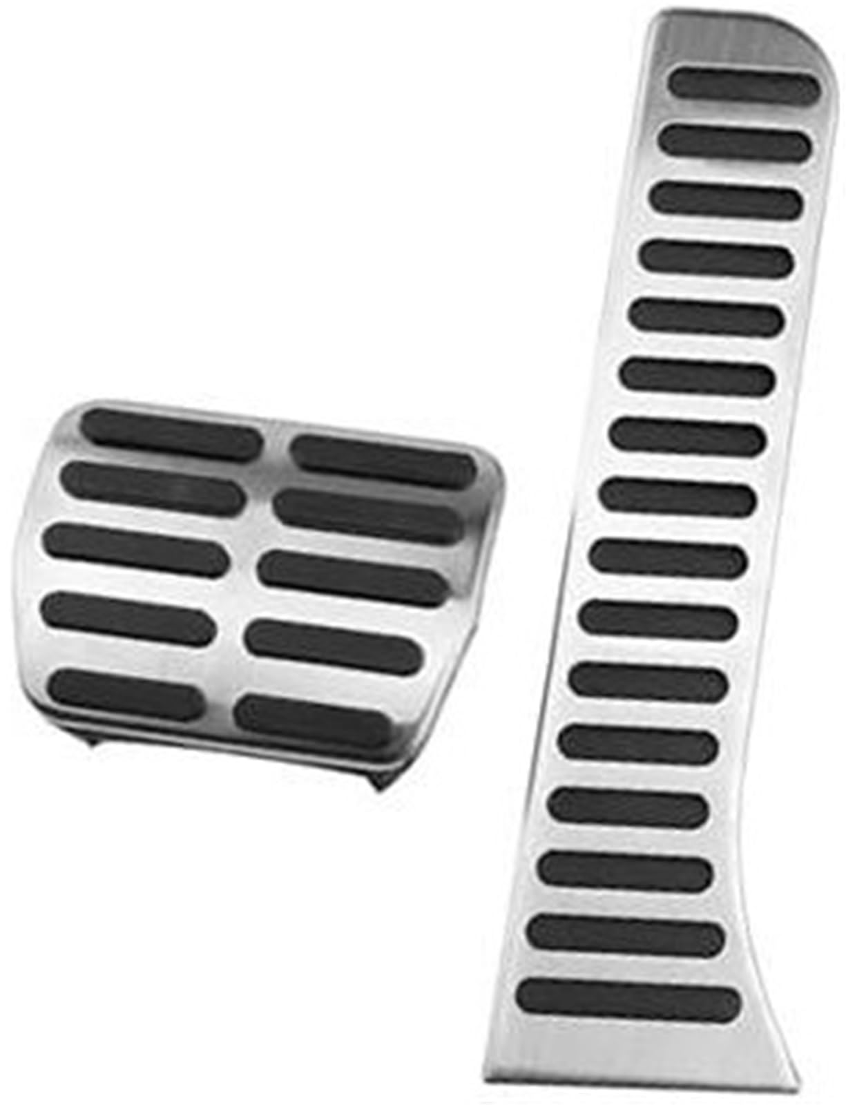 ZEMNLO Bremsbeschleunigerpedalabdeckung, for VW, for Golf, 6, for Scirocco, for Jetta, MK5 MK6, for Passat, for Tiguan, for Skoda, for Octavia, RHD-Autopedale(Black at Pedal) von ZEMNLO