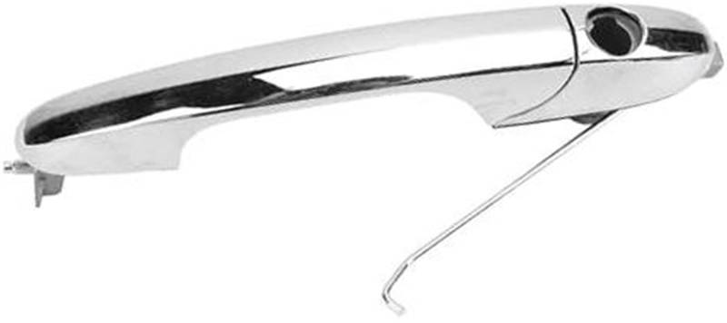 ZEMNLO Chrom-Türgriff mit bequemem Griff, ABS-Außentürgriff Chrom, for Linkslenker-Fahrzeuge, langlebiger Außentürgriff, for Linkslenker-Fahrzeuge(Black Front Left: 735485875) von ZEMNLO