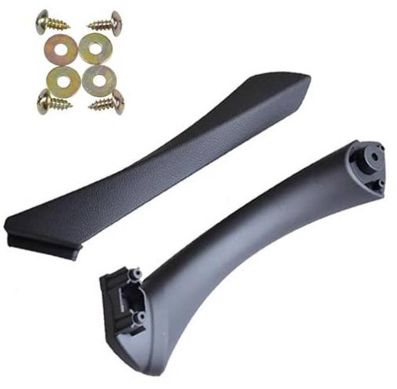 ZEMNLO Innentürgriffverkleidung, for, E90 E91 3er-Limousine, Zugverkleidungsabdeckung 51417230850 51419150335 51419150340 51417230849 Türgriffverkleidung im Auto(Black-Set-Left) von ZEMNLO
